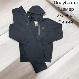 Костюм спортивний чоловічий H419 navy р.2XL-6XL "Hai" недорого оптом від прямого постачальника