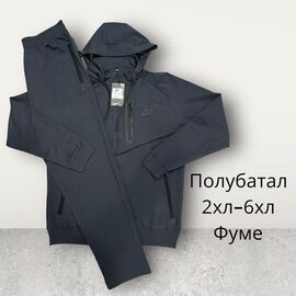 Костюм спортивний чоловічий H421 d.grey р.2XL-6XL "Hai" недорого оптом від прямого постачальника