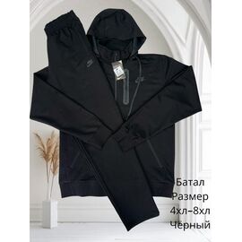 Костюм спортивний чоловічий H409 black р.4XL-8XL "Hai" недорого оптом від прямого постачальника