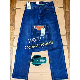 Джинси чоловічі 19059 blue р.32-38 "LILY" недорого оптом від прямого постачальника