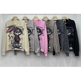 Фотография Свитер женский AT3692 mix р.46-50 "FLORA" недорого оптом от прямого поставщика