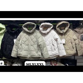 Фотография Куртка женская демисезонная K8330 black р.M-2XL "FLORA" недорого оптом от прямого поставщика