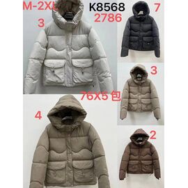 Фотография Куртка женская демисезонная K8568-4 khaki р.42-48 "FLORA" недорого оптом от прямого поставщика