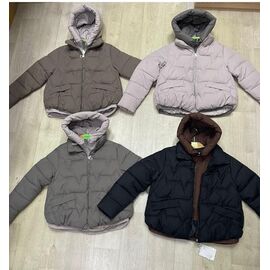 Фотография Куртка женская демисезонная K956B d.grey р.50-58 "FLORA" недорого оптом от прямого поставщика