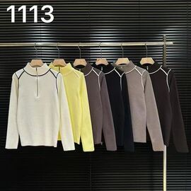 Фотография Свитер женский LC1113 mix р.46-50 "FLORA" недорого оптом от прямого поставщика