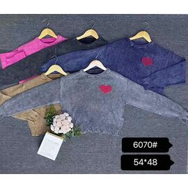 Фотография Топ женский LC6070 mix р.46-50 "FLORA" недорого оптом от прямого поставщика