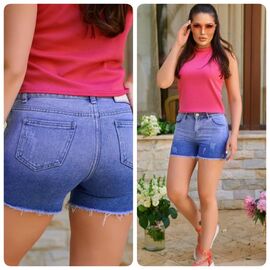 Фотография Шорты женские 1347 blue р.25-30 "Lady N" недорого оптом от прямого поставщика