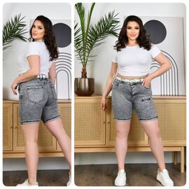 Фотография Шорты женские 1926 grey р.28-33 "Lady N" недорого оптом от прямого поставщика