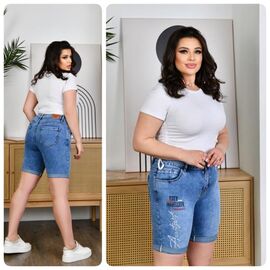 Фотография Шорты женские 1932 blue р.31-38 "Lady N" недорого оптом от прямого поставщика