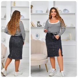 Спідниця жіноча 757 grey р.32-42 "Lady N" недорого оптом від прямого постачальника