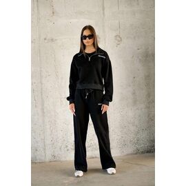 Фотография Костюм спортивный женский тёплый 36028 black р.S-L "Little Secret" недорого оптом от прямого поставщика