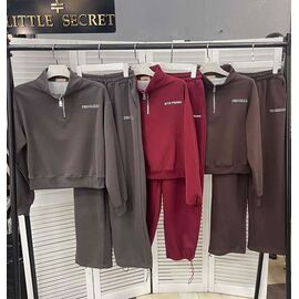 Фотография Костюм спортивный женский тёплый 36028 wine р.S-L "Little Secret" недорого оптом от прямого поставщика