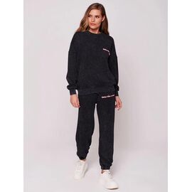 Фотография Костюм спортивный женский тёплый 400612 black р.S-L "Little Secret" недорого оптом от прямого поставщика