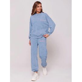 Фотография Костюм спортивный женский тёплый 400612 l.blue р.S-L "Little Secret" недорого оптом от прямого поставщика