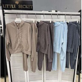 Фотография Костюм спортивный женский тёплый 500085 brown р.S-L "Little Secret" недорого оптом от прямого поставщика