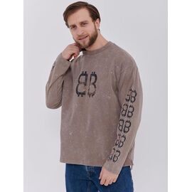 Фотография Свитер мужской 400422 beige р.M-2XL "Little Secret" недорого оптом от прямого поставщика