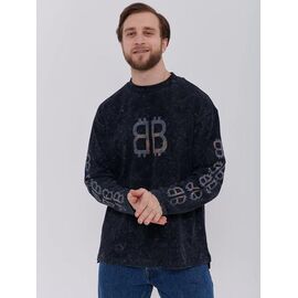 Фотография Свитер мужской 400422 black р.M-2XL "Little Secret" недорого оптом от прямого поставщика