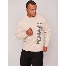 Фотография Свитер мужской 400628 beige р.M-2XL "Little Secret" недорого оптом от прямого поставщика