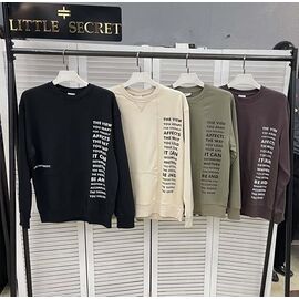 Фотография Свитер мужской 400628 khaki р.M-2XL "Little Secret" недорого оптом от прямого поставщика