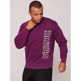 Фотография Свитер мужской 400628 purple р.M-2XL "Little Secret" недорого оптом от прямого поставщика