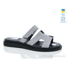 Шльопанці жіночі полегшені Літо 1501-1 сірий з. (6 пар р.36-40) "Sali" недорого оптом від прямого постачальника