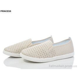 Фотография Слипоны женские тканевые Лето 88-8 (8 пар р.39-43) "Princess" недорого оптом от прямого поставщика