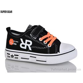 Кеди дитячі легкі Весна/осінь 01-735 orange (12 пар р.27-32) "Super Gear" недорого оптом від прямого постачальника
