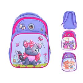 Фотография Рюкзак детский на девочку Y1631-1 mix р.25*35*15 "Red Hat" недорого оптом от прямого поставщика