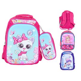 Фотография Рюкзак детский на девочку Y1631-5 mix р.25*35*15 "Red Hat" недорого оптом от прямого поставщика