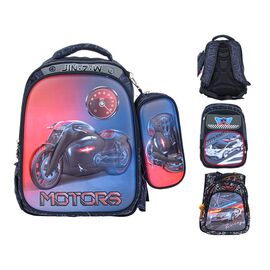 Фотография Рюкзак детский на мальчика Y1630-2 mix р.25*35*15 "Red Hat" недорого оптом от прямого поставщика