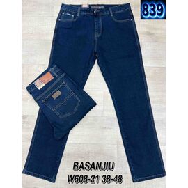Джинси чоловічі W608-21 blue р.38-48 "God Baron" недорого оптом від прямого постачальника