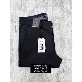 Фотография Штаны мужские летние 1310 black р.29-36 "God Baron" недорого оптом от прямого поставщика