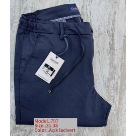 Фотография Штаны мужские 797 blue р.31-38 "God Baron" недорого оптом от прямого поставщика