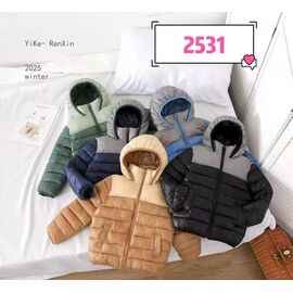 Куртка дитяча демісезонна на хлопчика 2531 beige р.130-170 "Farbique" недорого оптом від прямого постачальника