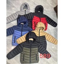 Фотография Куртка детская демисезонная на мальчика 589 blue р.130-170 "Farbique" недорого оптом от прямого поставщика