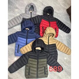 Фотография Куртка детская демисезонная на мальчика 589 khaki р.130-170 "Farbique" недорого оптом от прямого поставщика