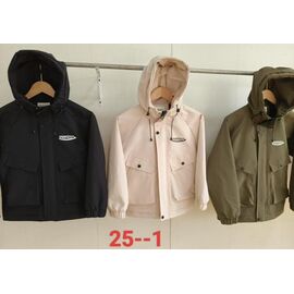 Фотография Куртка детская демисезонная на мальчика FM25-1 black р.120-160 "Farbique" недорого оптом от прямого поставщика