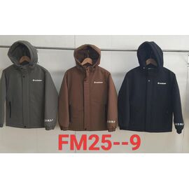 Куртка дитяча демісезонна на хлопчика FM25-9 grey р.140-180 "Farbique" недорого оптом від прямого постачальника