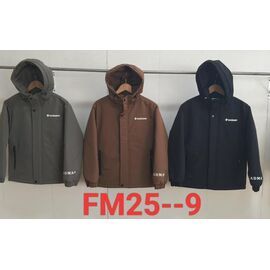 Куртка дитяча демісезонна на хлопчика FM25-9 brown р.140-180 "Farbique" недорого оптом від прямого постачальника
