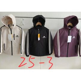 Фотография Куртка детская демисезонная на мальчика FM25-3 black р.120-160 "Farbique" недорого оптом от прямого поставщика