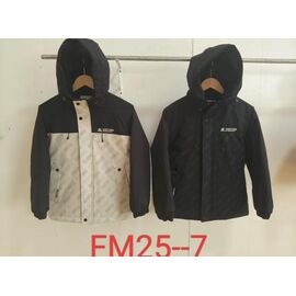 Куртка дитяча демісезонна на хлопчика FM25-7 black р.120-160 "Farbique" недорого оптом від прямого постачальника