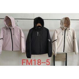 Куртка дитяча демісезонна на дівчинку FM18-5 black р.120-160 "Farbique" недорого оптом від прямого постачальника