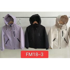 Куртка дитяча демісезонна на дівчинку FM18-3 purple р.120-160 "Farbique" недорого оптом від прямого постачальника