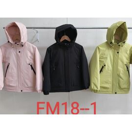 Куртка дитяча демісезонна на дівчинку FM18-1 pink р.120-160 "Farbique" недорого оптом від прямого постачальника