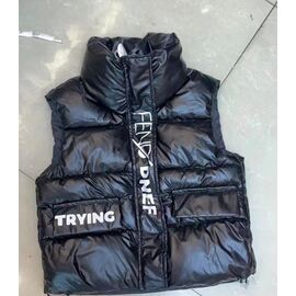 Фотография Жилетка детская на мальчика 193 black р.110-150 "Farbique" недорого оптом от прямого поставщика