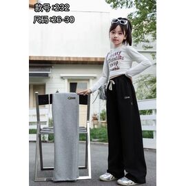 Фотография Штаны детские спортивные на девочку 232 grey р.26-30 "Farbique" недорого оптом от прямого поставщика