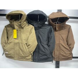 Куртка дитяча демісезонна на хлопчика F193 brown р.120-160 "Farbique" недорого оптом від прямого постачальника