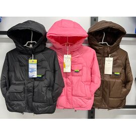 Куртка дитяча демісезонна на дівчинку F202 brown р.120-160 "Farbique" недорого оптом від прямого постачальника