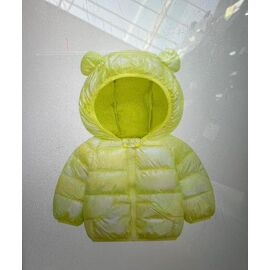 Куртка дитяча демісезонна на дівчинку F242 yellow р.90-130 "Farbique" недорого оптом від прямого постачальника