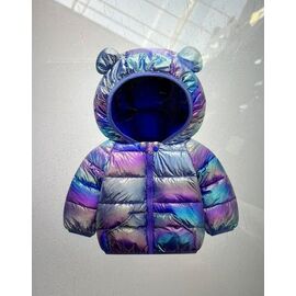 Куртка дитяча демісезонна на дівчинку F245 blue р.90-130 "Farbique" недорого оптом від прямого постачальника